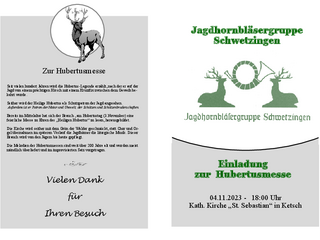 Hubertusmesse mit den Bläsergruppen Schwetzingen und Weinheim-2